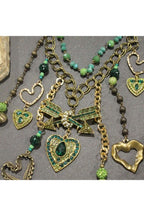 Emerald Arrow Charm Necklace