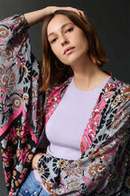 Midnight Bloom Kimono