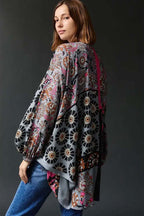 Midnight Bloom Kimono