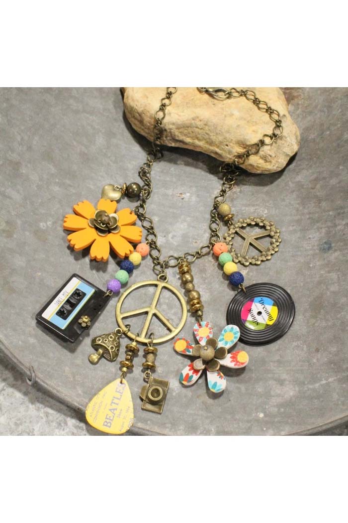 Woodstock Dreams Charm Necklace