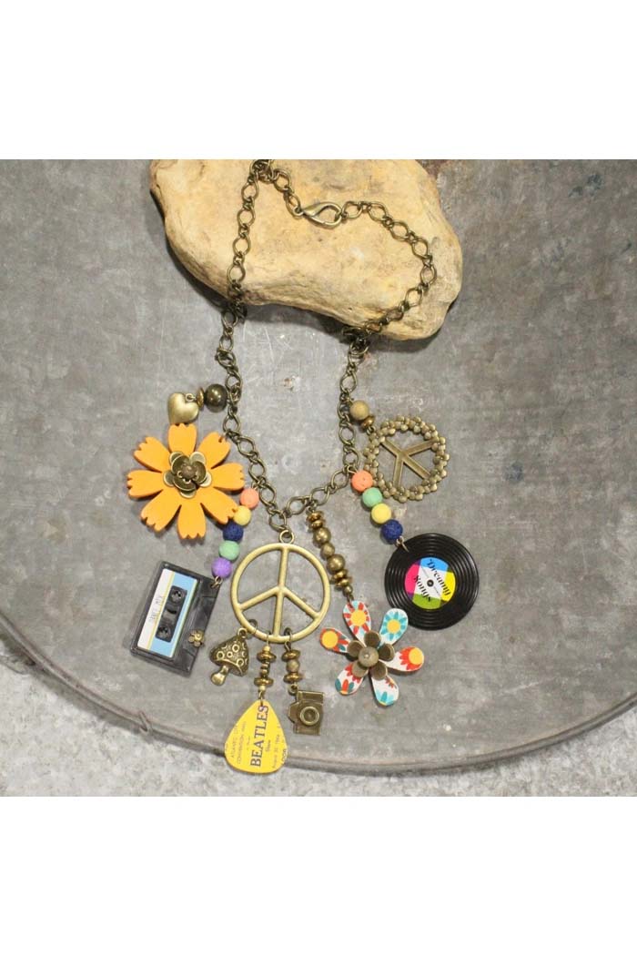 Woodstock Dreams Charm Necklace