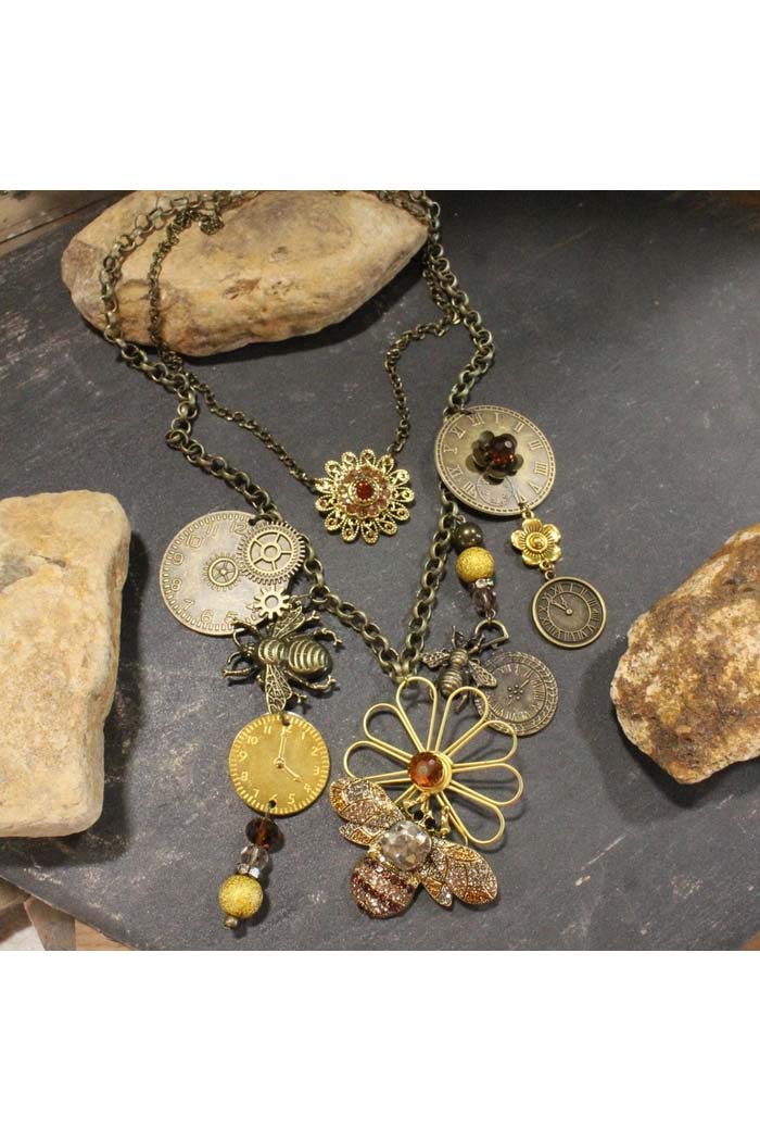 Bee Happy Timekeeper Necklace