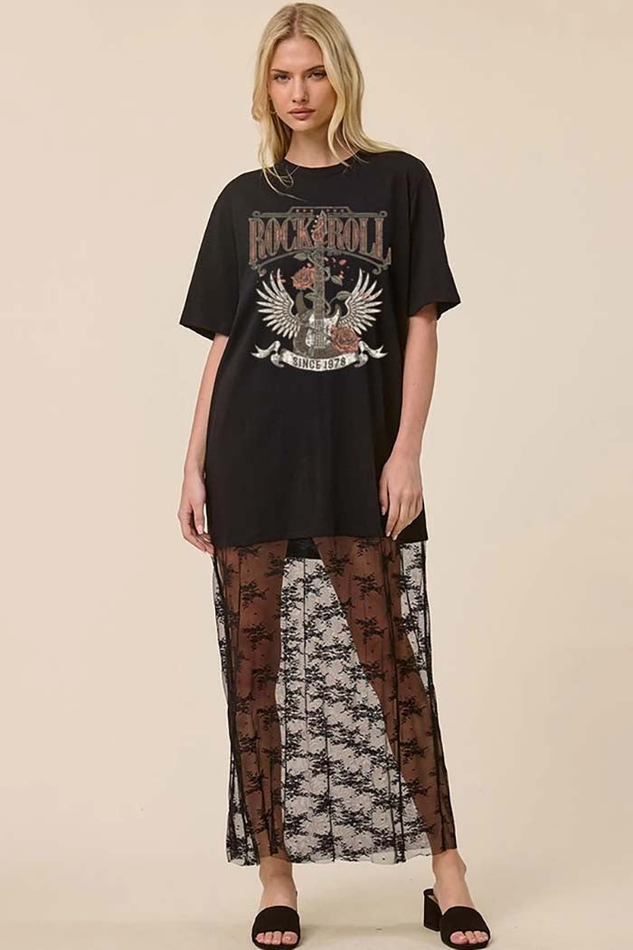 Rock N Roll T-Shirt Dress