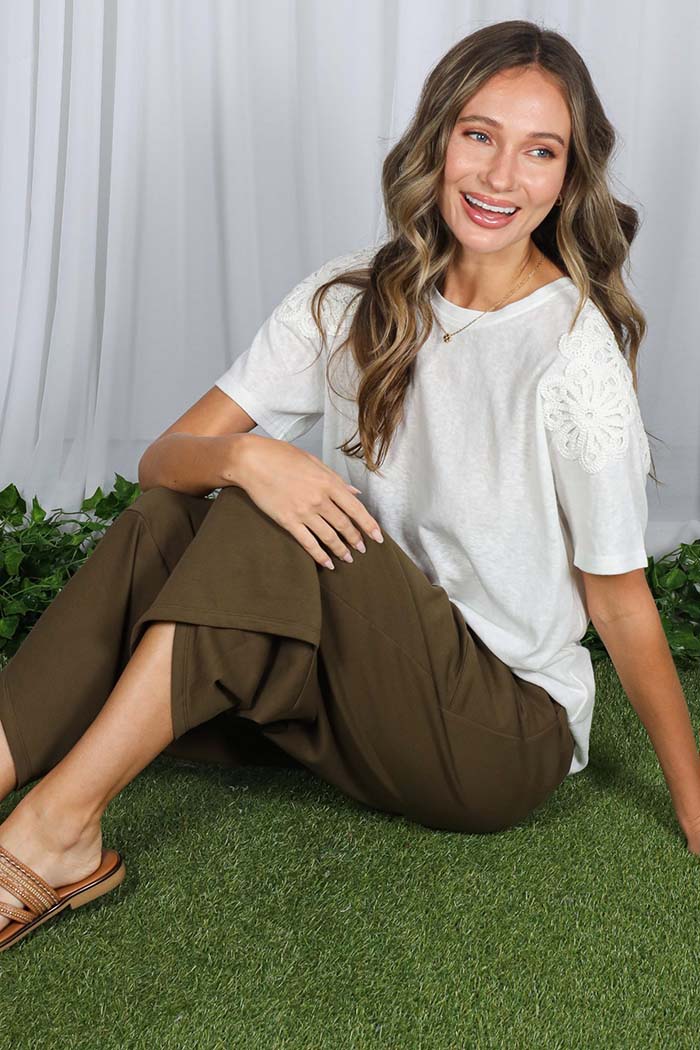 Relaxed Patch Pocket Pants