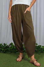 Relaxed Patch Pocket Pants