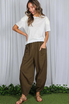 Relaxed Patch Pocket Pants