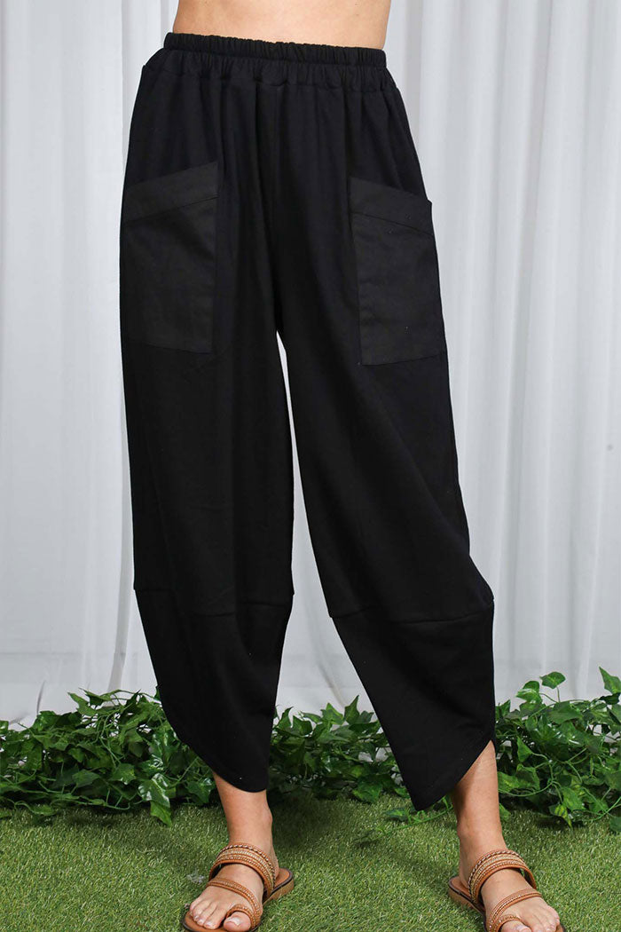 Relaxed Patch Pocket Pants