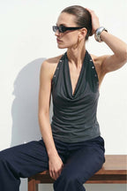 Soft Drape Halter Top