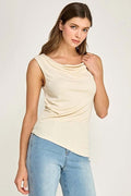 Soft Drape Sleeveless Top