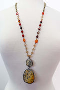 Agate Pendant Necklace