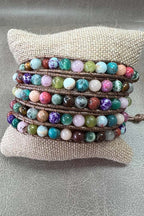 Natural Stone Wrap Bracelet