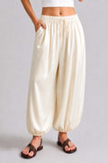 Balloon Crepe Pants