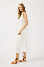 Sleeveless V-neck Maxi Dress