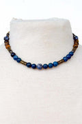 Natural Stone Beaded Choker Necklace