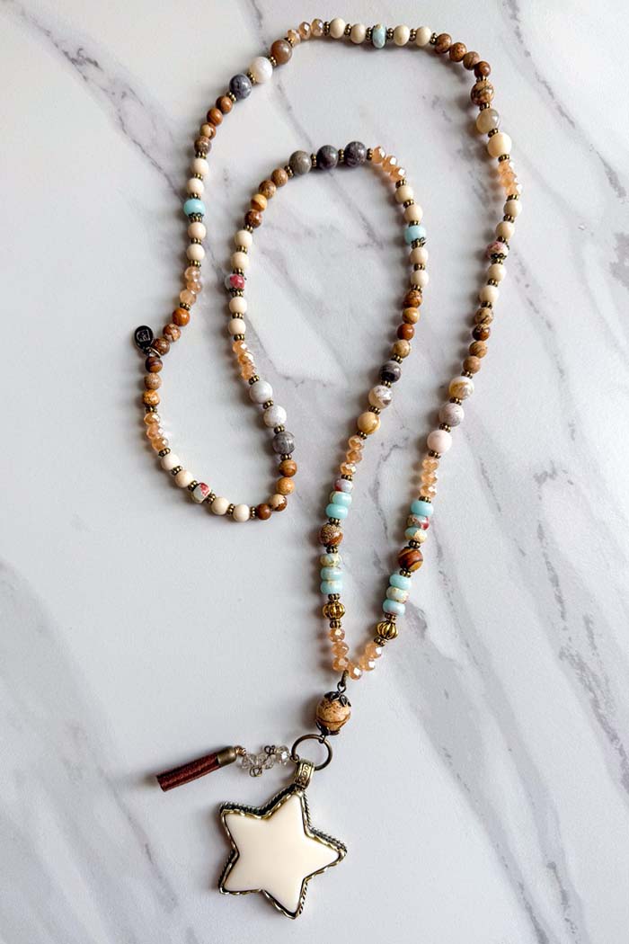 Star Chaser Beaded Necklace