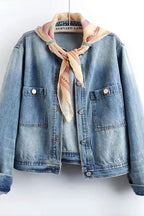 Marlow Denim Jacket with Scarf