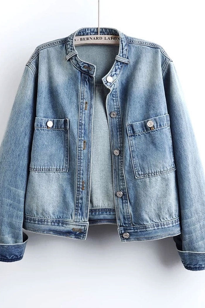 Marlow Denim Jacket with Scarf