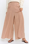Wide Leg Pinstripe Palazzo Pants