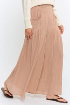 Wide Leg Pinstripe Palazzo Pants