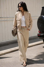 Wide Leg Cargo Pants