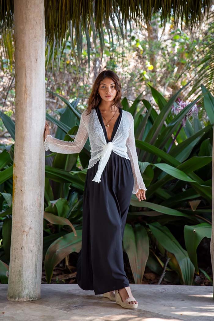 Knit Sheer Cardigan Shrug Cover