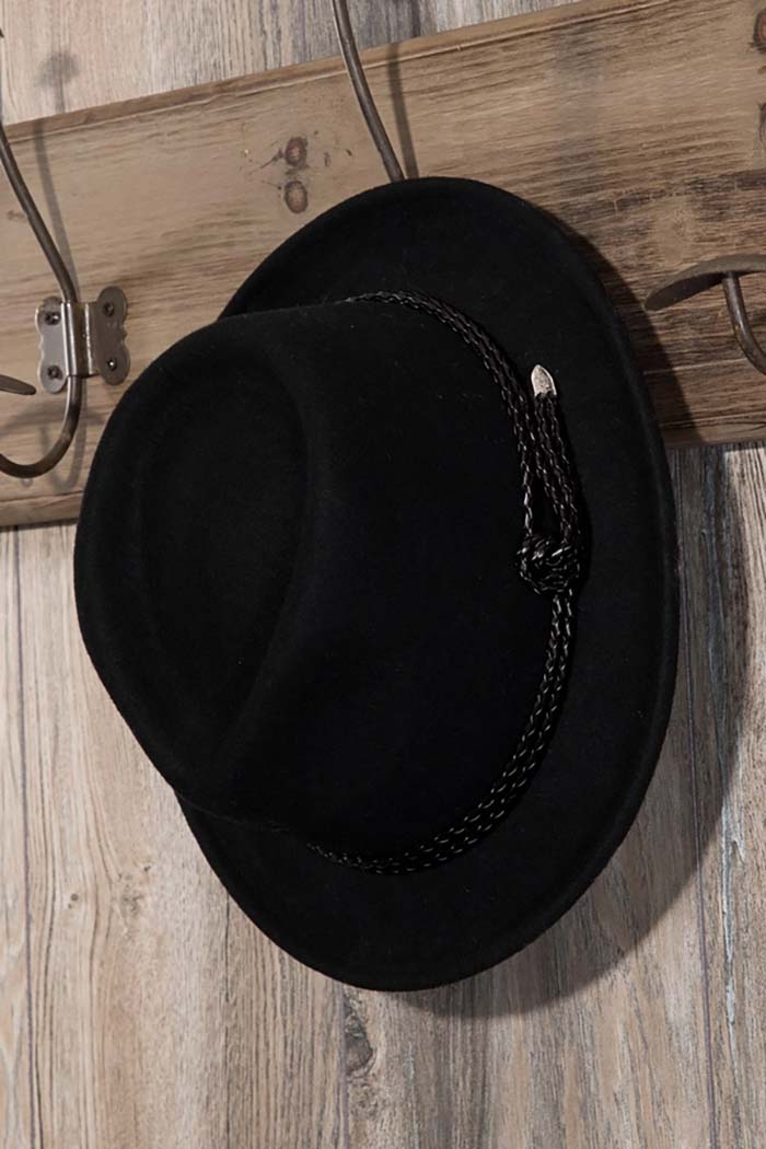 Knotted Double-Braid Fedora