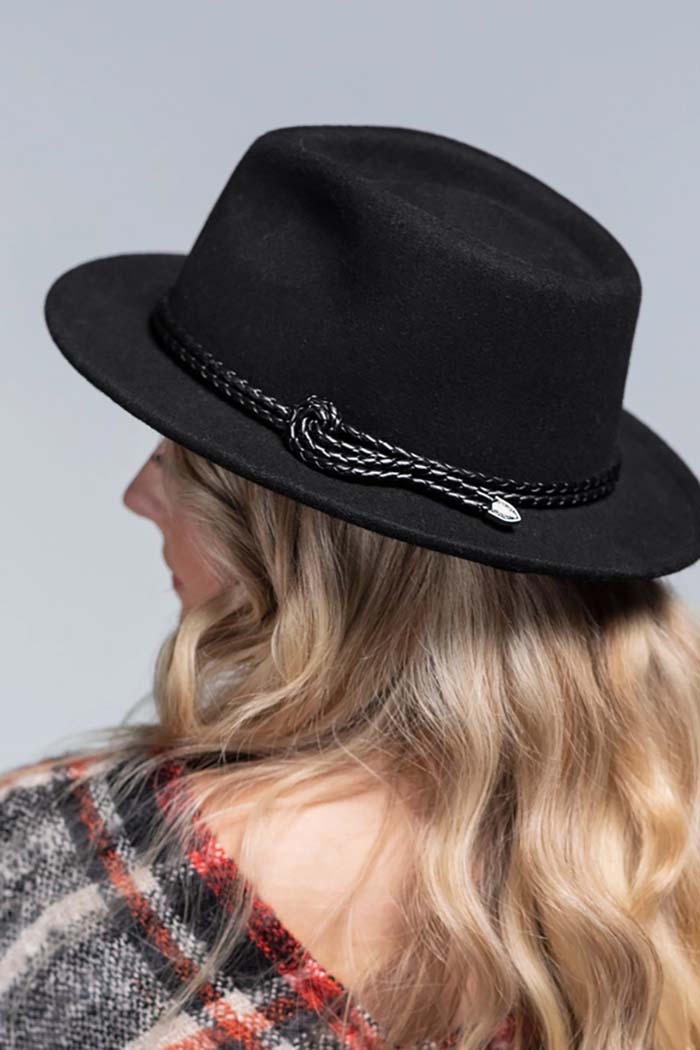 Knotted Double-Braid Fedora
