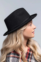 Knotted Double-Braid Fedora