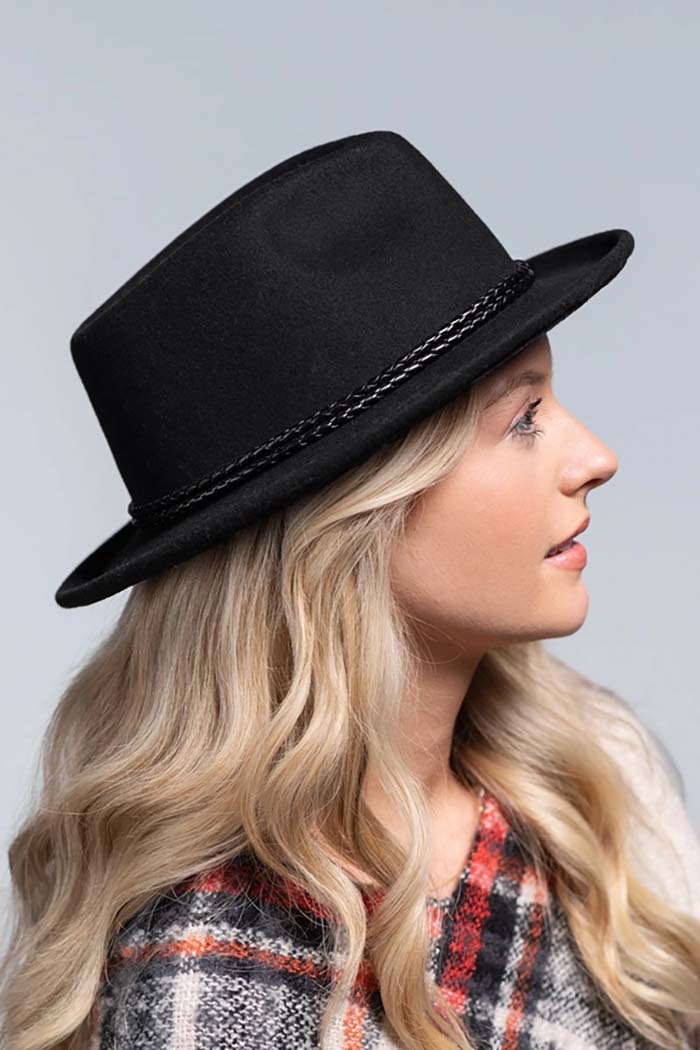 Knotted Double-Braid Fedora