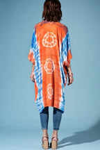 Sunset Sky Tie-Dye Kimono