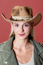 Distressed Western Fedora
