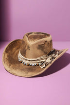 Distressed Western Fedora