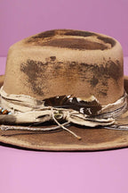 Distressed Western Fedora