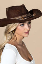 Distressed Western Cowboy Hat