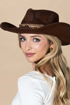 Distressed Western Cowboy Hat
