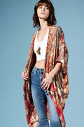 Bohemian Tie-Dye Kimono