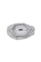 Hazel Rhinestone Ruched Clutch