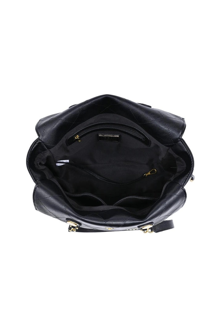 Hudson Quilted Vegan Leather Tote