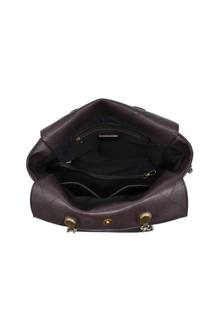 Hudson Quilted Vegan Leather Tote