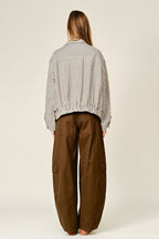 Utility Barrel Waist Tie Cargo Pants