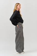 Lightweight Drawstring Bomber Jacket