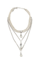 Handmade Angel Layered Crystal Necklace
