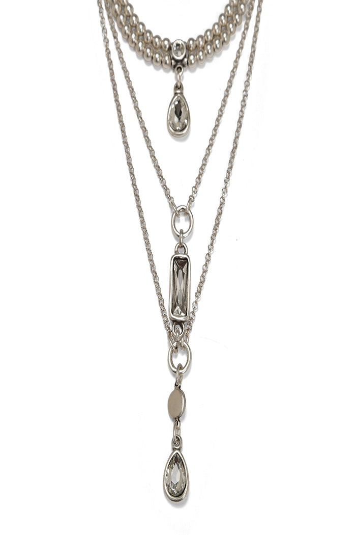 Handmade Angel Layered Crystal Necklace