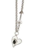 Handmade Arrow Heart Crystal Necklace