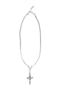 Handmade Crystal Cross Necklace