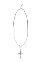 Handmade Crystal Cross Necklace