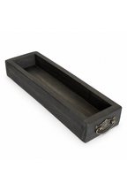 Handmade Rustic Wood Decorative Tray with Handles