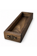 Handmade Rustic Wood Decorative Tray with Handles