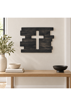 Rustic Wood Cross Decor