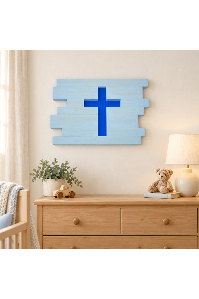 Rustic Wood Cross Decor